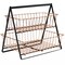 2-Tier Wire Storage Basket with Handle for Countertop - Copper